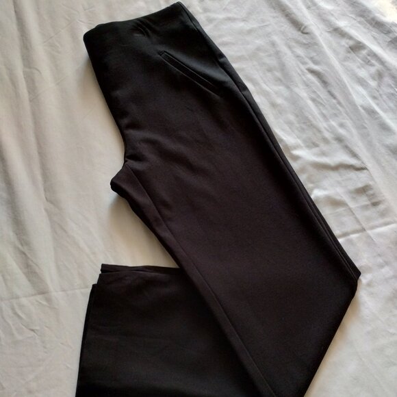 Chico's Pants - CHICO's Black PONTE Knit LEGGING Sz 0 Ankle